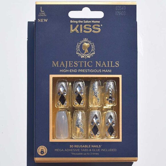 Kiss Majestic Nails Long Length - Sparkle - Picture 6 of 10